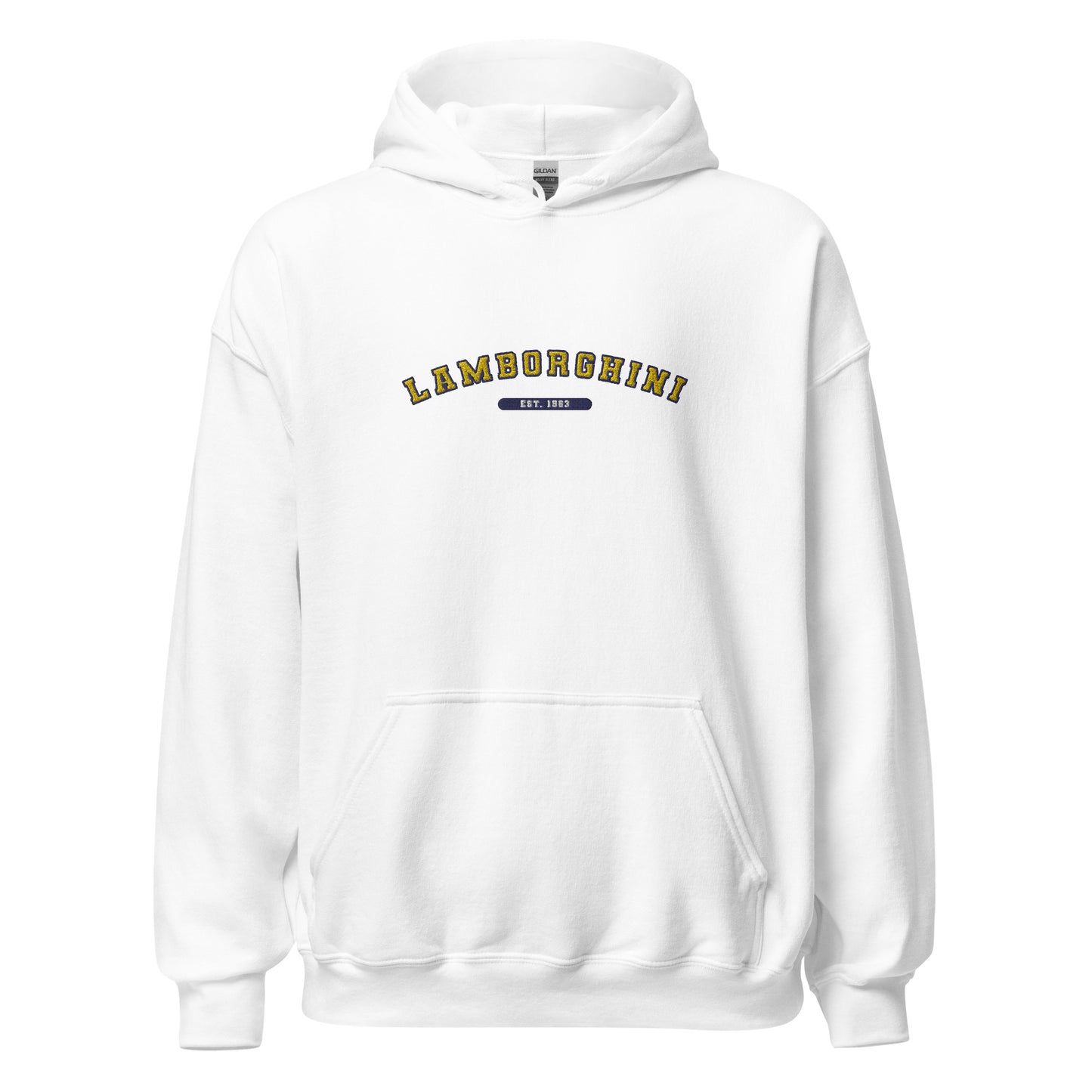 Embroidered Lamborghini Varsity Hoodie