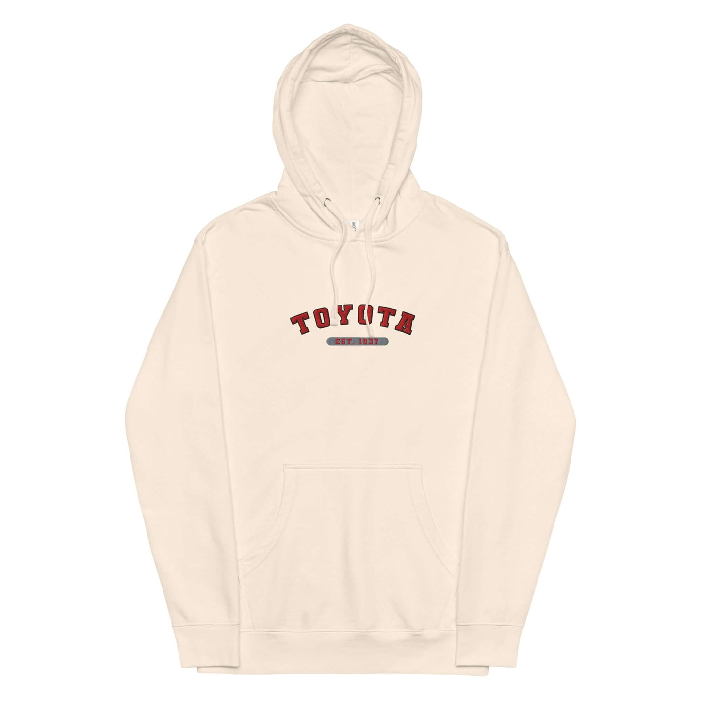 Embroidered Toyota Varsity style midweight Hoodie Supra GR
