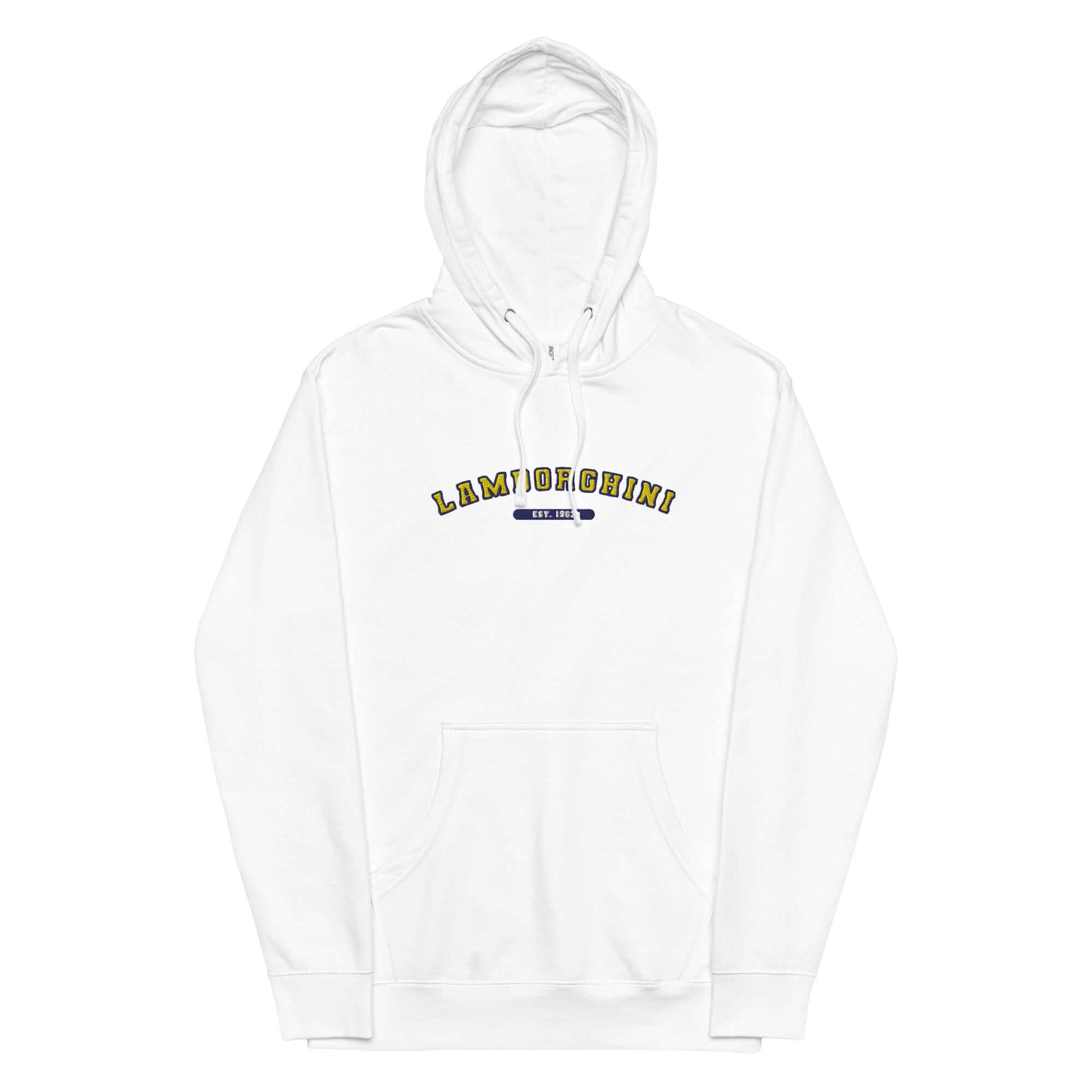 Embroidered Lamborghini Varsity style midweight Hoodie SVJ Huracan 