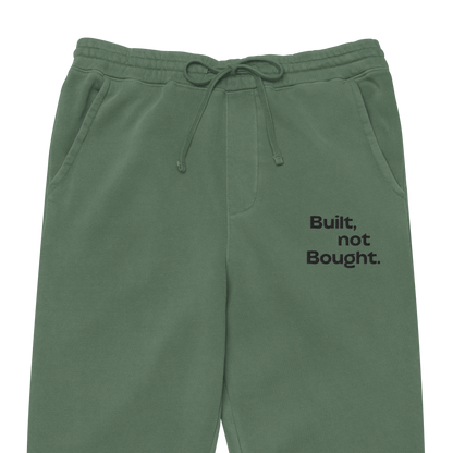 Premium "Built, not bought." Embroidered Sweatpants