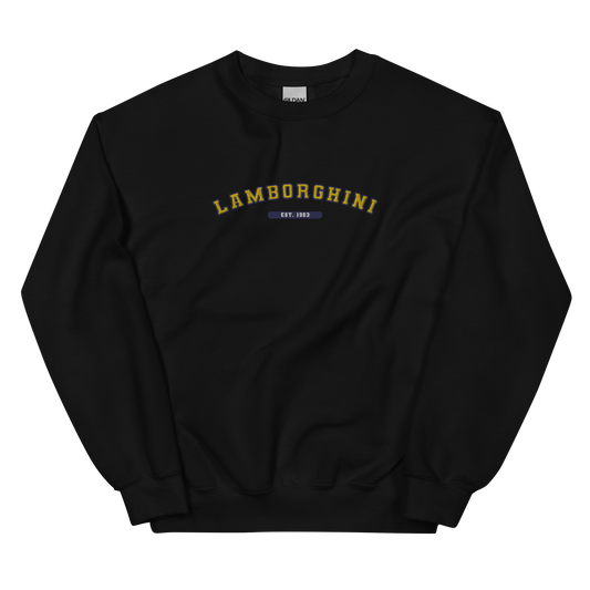 Embroidered Lamborghini Varsity Sweatshirt