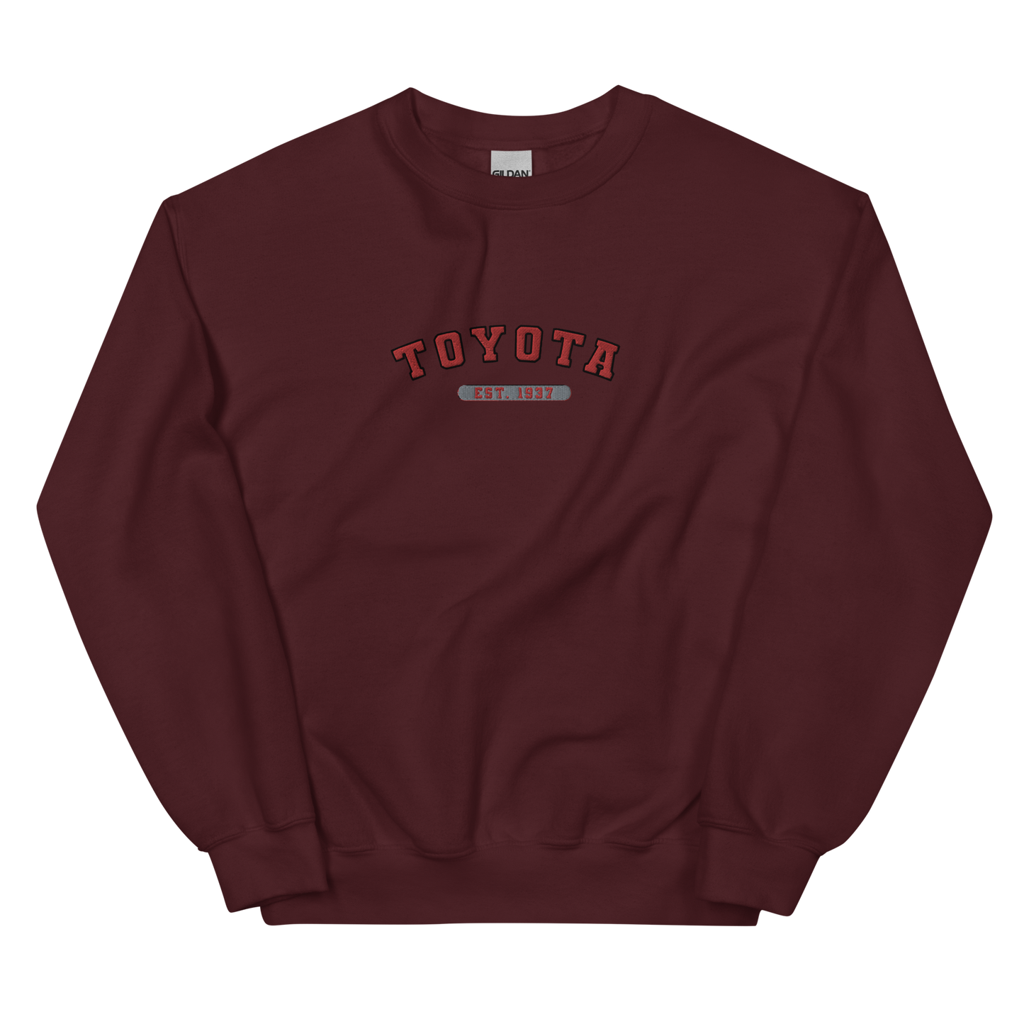 Embroidered Toyota Varsity Sweatshirt