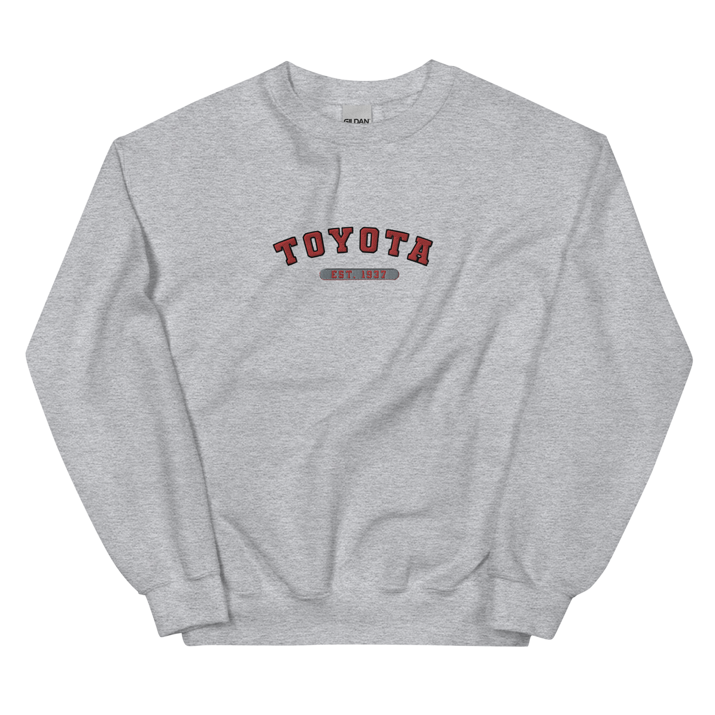 Embroidered Toyota Varsity Sweatshirt