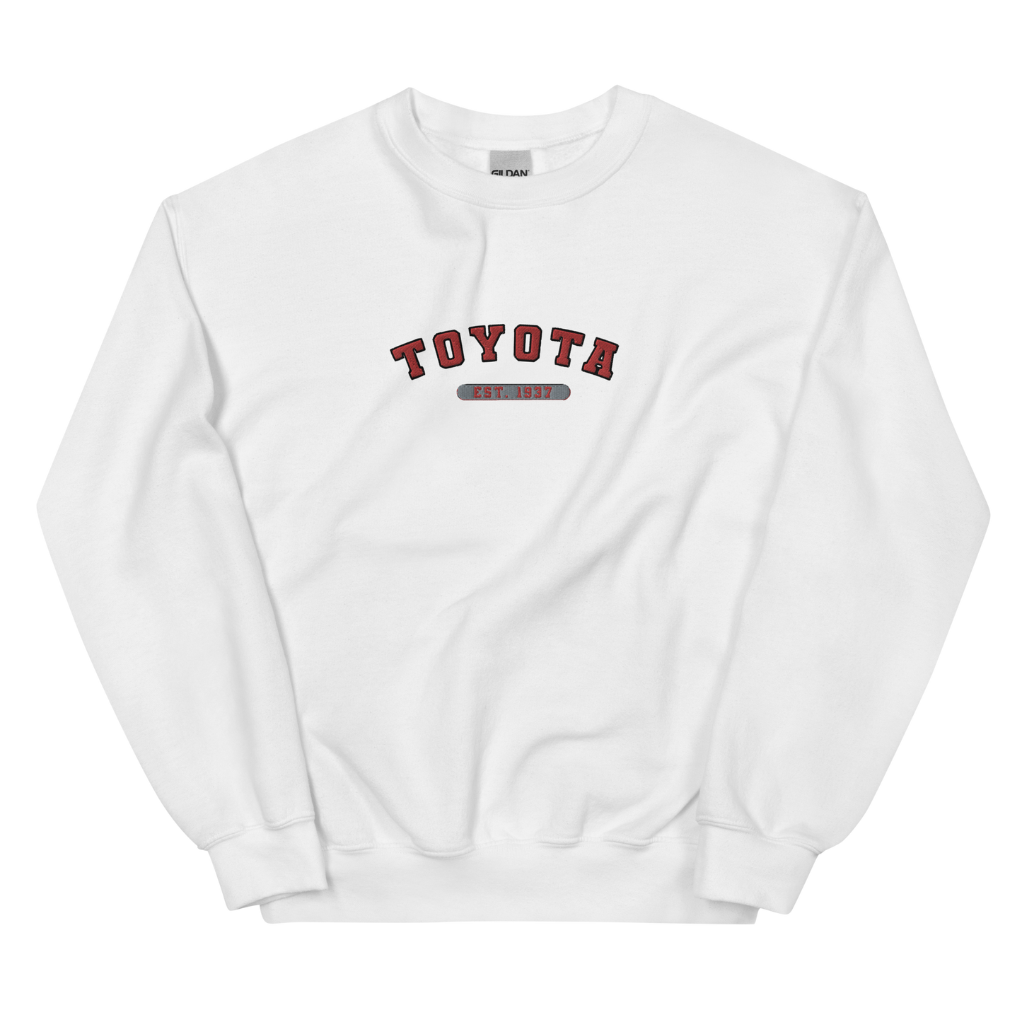 Embroidered Toyota Varsity Sweatshirt