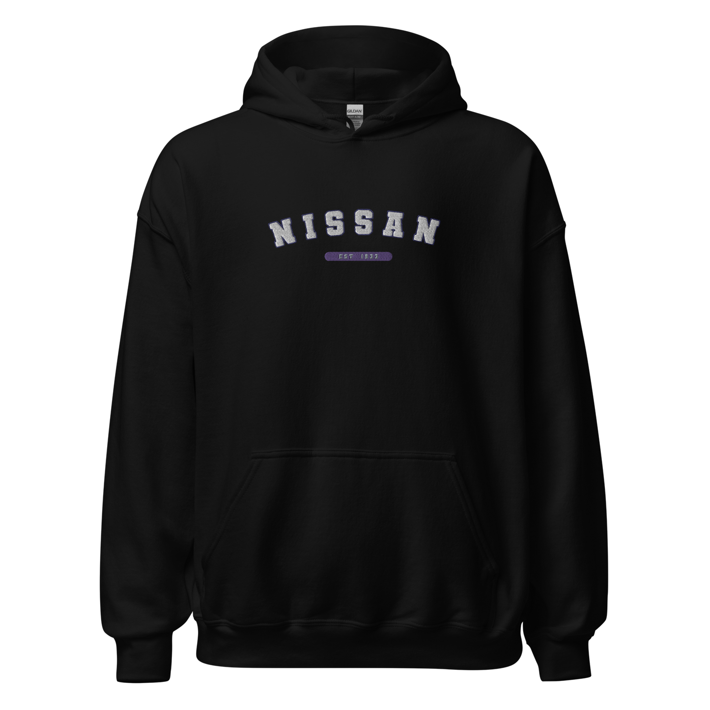 Embroidered Nissan Varsity Hoodie