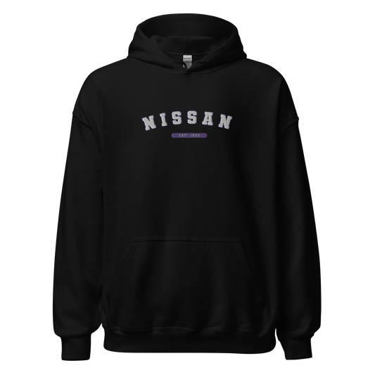 Embroidered Nissan Varsity Hoodie