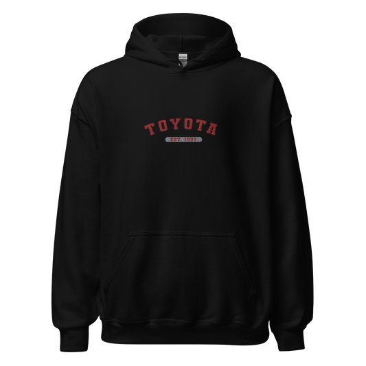 Embroidered Toyota Varsity Hoodie