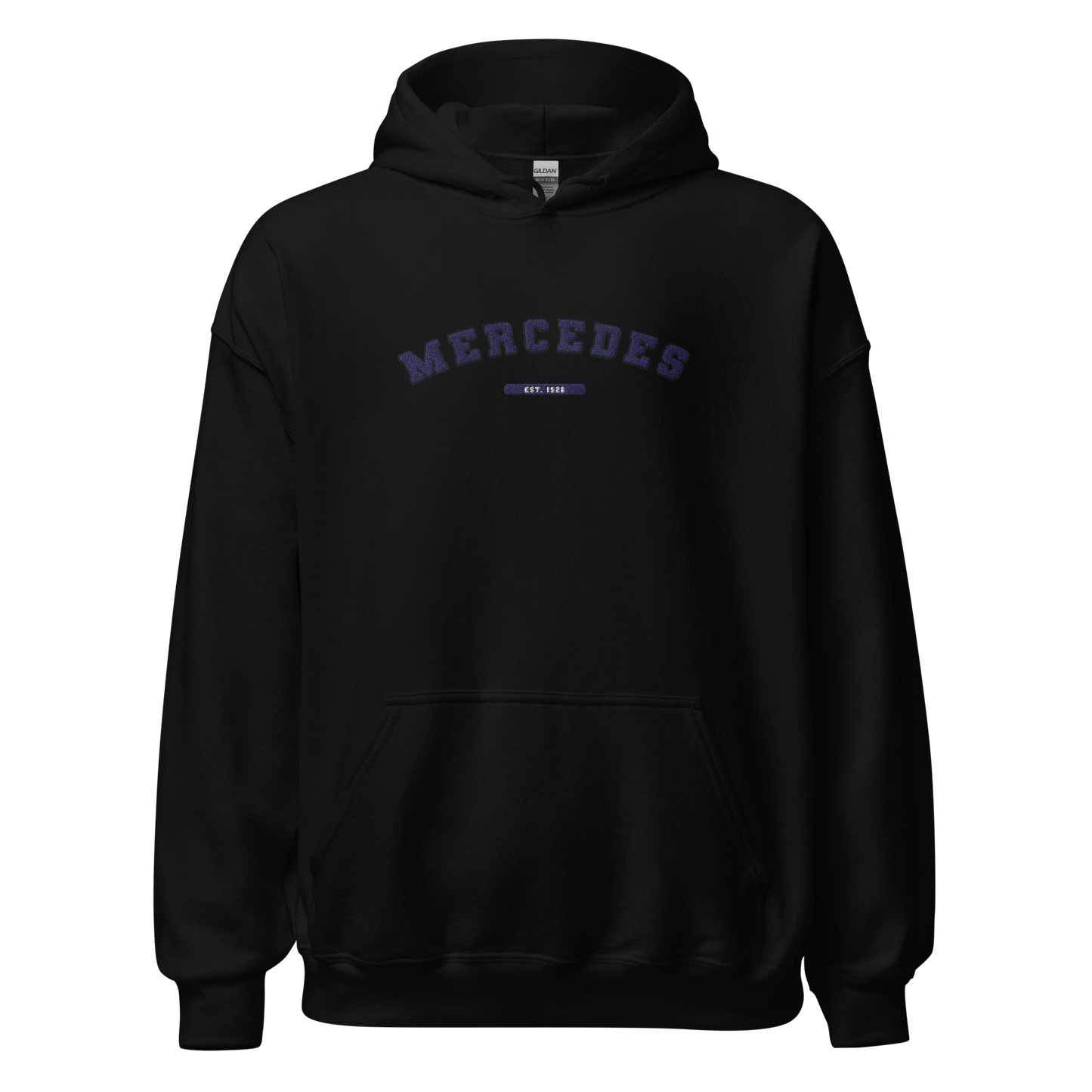 Embroidered Mercedes Varsity Hoodie