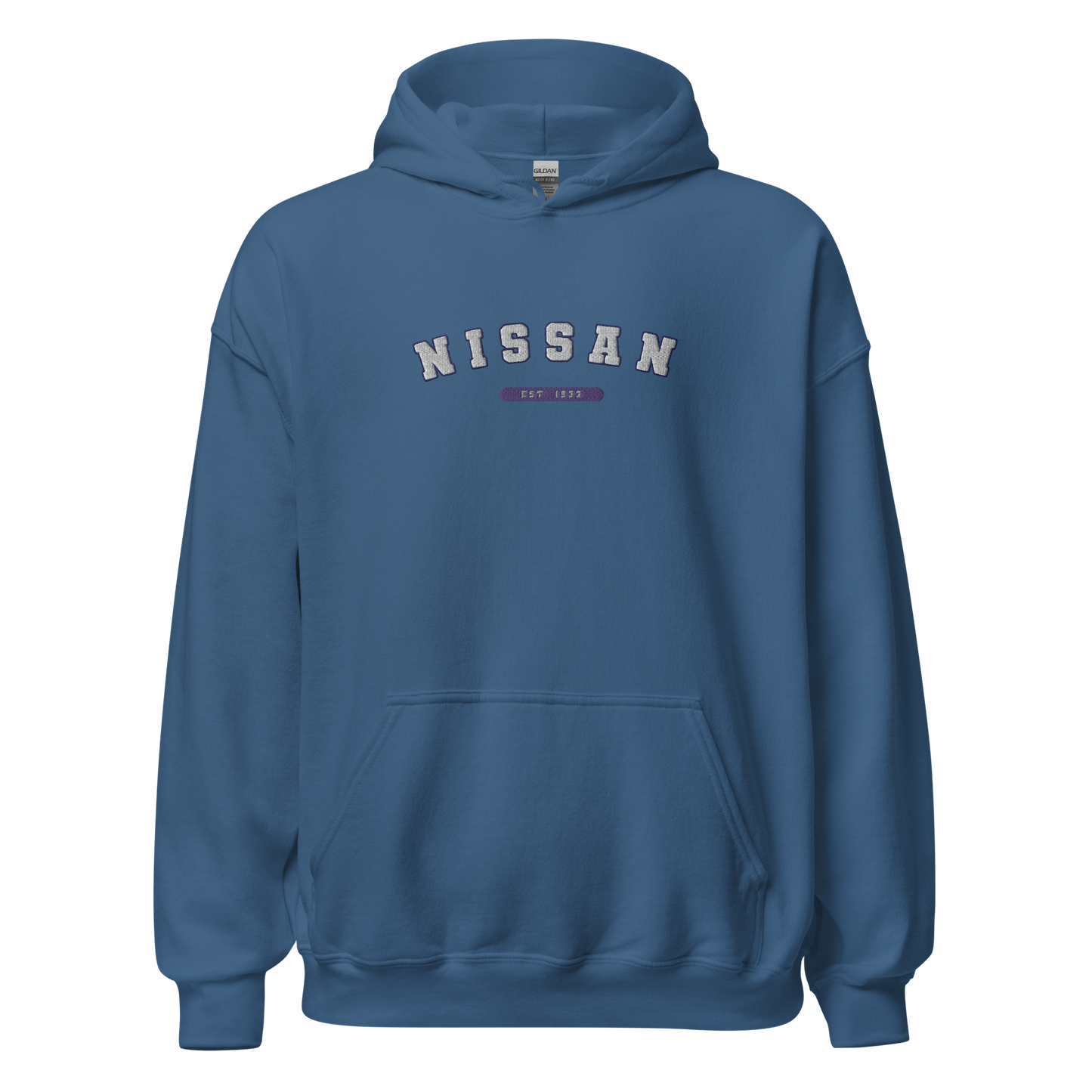 Embroidered Nissan Varsity Hoodie