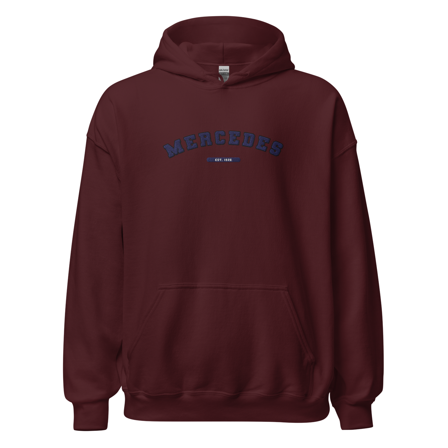 Embroidered Mercedes Varsity Hoodie