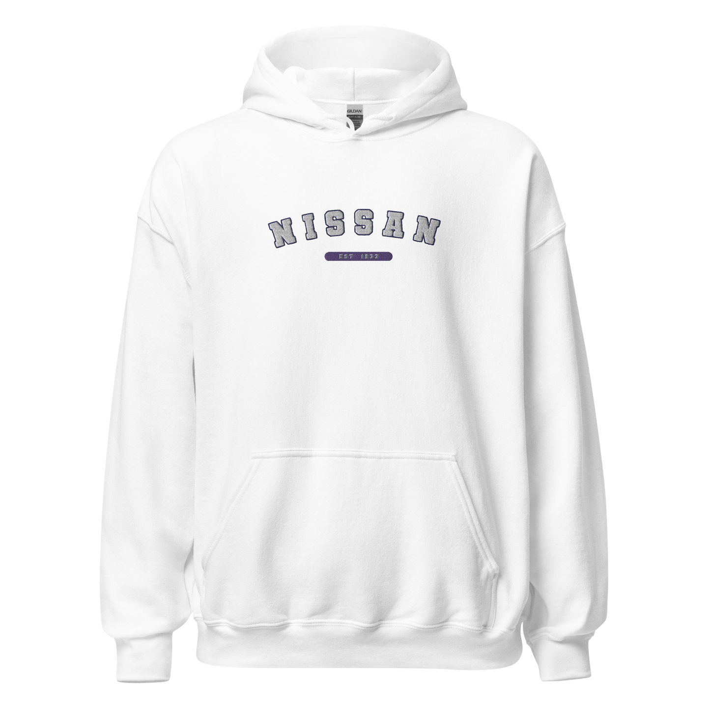 Embroidered Nissan Varsity Hoodie